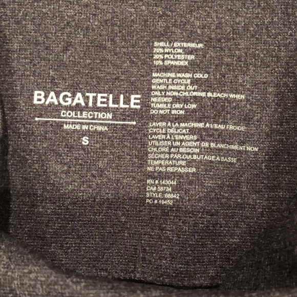 Bagatelle Gray side seam Leggings-Size S - Picture 4 of 5